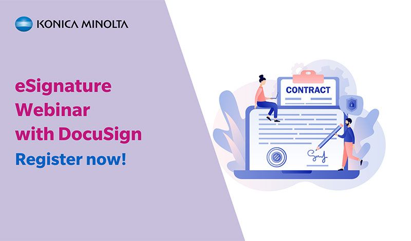 Konica Minolta eSignature Webinar with DocuSign