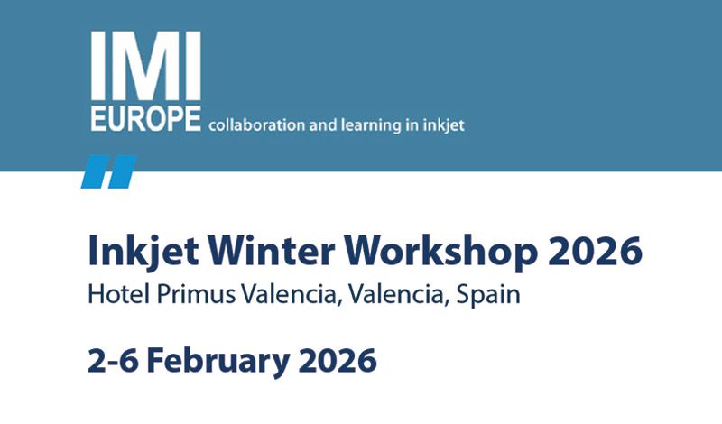 IMI Europe Inkjet Winter Workshop 2026