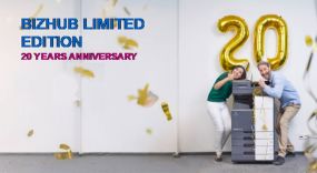 Konica Minolta: 20 Χρόνια bizhub | 20 Εβδομάδες Μοναδικής Προσφοράς!